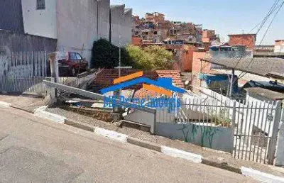 Ótimo terreno em declive 190m² com casa para venda - ayrosa, osasco/sp