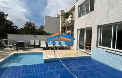 Excelente casa nova no condomínio new ville - santana de parnaíba-sp.