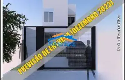 Casa assobradada em construção 135m² 3 suítes 2 vagas prev. dez 23 umuarama