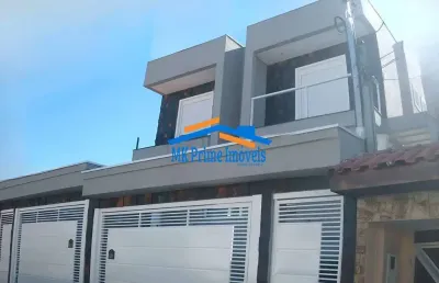 Sobrado novo com fino acabamento 187 m² 3 dorm 1 suite - 6 vagas- campesina