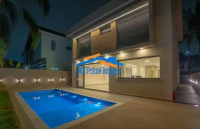 Casa moderna retrofit completo, com 3 suítes no residencial 4 - alphaville.