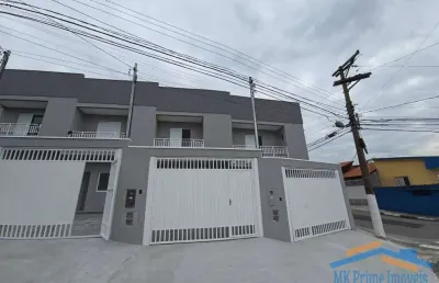 Sobrados novos com 2 dormitórios sendo 2 suítes - bela vista