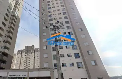 Apartamento 49m² com 2 dormitórios no cond. reserva veneza.