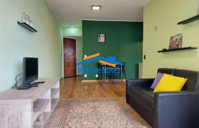 Apartamento com 1 dormitório 50m²  -  mobiliado - vila osasco