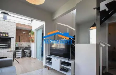 Linda cobertura duplex com 160m² e móveis planejados e varanda gourmet