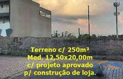 Terreno c/ 250m² no jd. abril c/ projeto de construção aprovado p/ loja.
