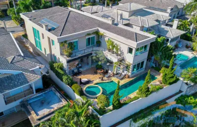 Linda residência com 917 m² de a/c, 4 suítes, elevador no tamboré 3!