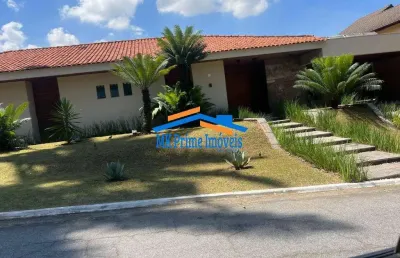 Casa térrea com 4 suítes, mobiliada com 900m² no alphaville residencial 5.
