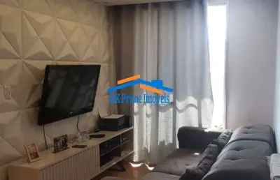 Apartamento com 2 dormitórios com  sacada 1 vaga de garagem - carapicuíba