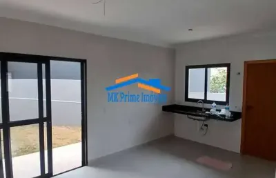 Casa nova 100m² em condomínio com 3 dormitórios em cotia.
