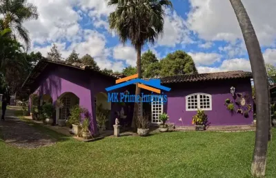 Cond. montecatine - chácara 4.192m², casa principal + anexos spa e academia