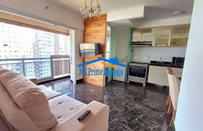 Lindo apartamento mobiliado 47m² - 2 dorms - 1 vaga - alphaville - barueri