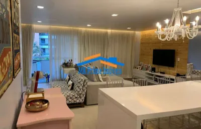 Apartamento à venda com 135m², 3 quartos e 5 banheiros - vila são francisco