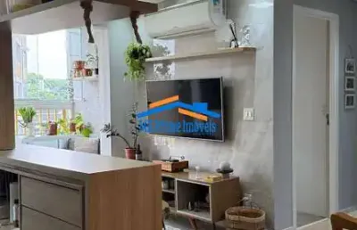 Apartamento à venda com 56m², 2 quartos, sendo 1 suíte (semi mobiliado)
