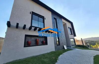 Lindo sobrado condomínio fechado terreno 612,13mt²  4 suítes - tamboré