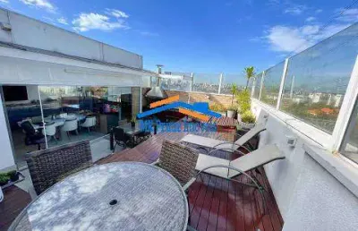 Magnifica cobertura com 3 quartos (1 suíte), 180m² - cidade são francisco.