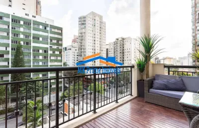 Apartameto duplex - 163m² - 2 suítes - mobiliado e locado/ r$21.000,00