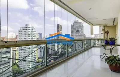 Apartamento luxuoso com 4 dorm./3 suítes - 5 vagas - vista permanente