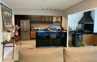 Lindo apto 3 dorm sendo 3 suítes, 117m² 2 vagas -umuarama/osasco