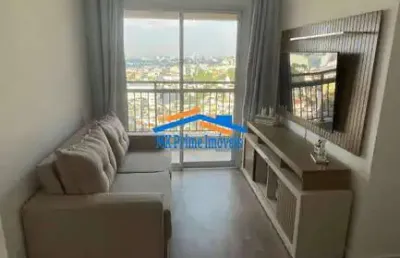 Apartamento c/ 60m², 2 quartos (1suíte) e mobiliado no square carapicuíba