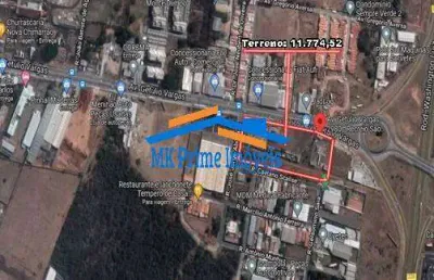Área de 11.774,52 mts² plana - são carlos - sp estuda bts r$120.000,00