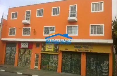 Prédio comercial com 5 salões e 2 apartamentos - jaguaribe osasco.