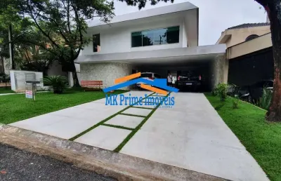 Casa com 4 suítes, 400m² de construção, estuda permuta - alphaville 3.