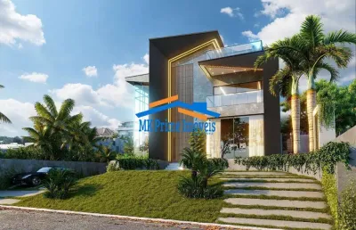 Mansão de alto luxo - construção com 5 suítes e 12 vagas - tamboré 2.