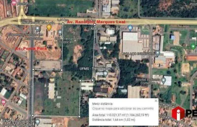 Terreno à venda na Avenida Ranulpho Marques Leal, Distrito Industrial II, Três Lagoas