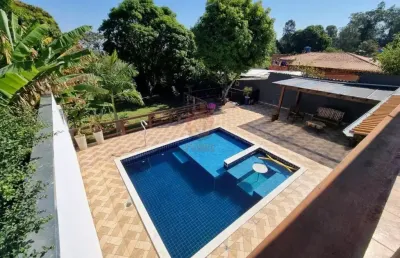 Chácara com 3 dormitórios à venda, 1500 m² por r$ 580.000,00 - araçoiaba - araçoiaba da serra/sp