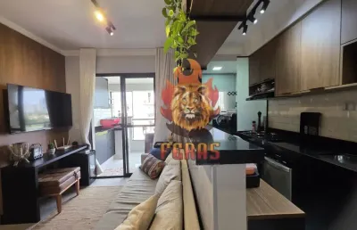 Apartamento mobiliado à venda com 2 dormitórios sendo 1 suíte no campolim