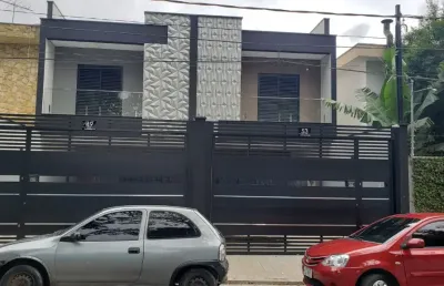Lindo sobrado com 3 suítes e 5 banheiros à venda, 204m²  no jardim hoollywood em são bernardo do campo - sp