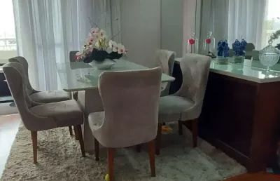 Lindo apto com 107m2, 03 dormitórios sendo 01 suite,  sala,  cozinha, 02 vagas, vila lusitania - são  bernardo do campo - sp.