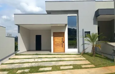 Lindo casa térrea de  147m² à venda no excelente  condomínio  fechado gran reserve em  indaiatuba- sp.