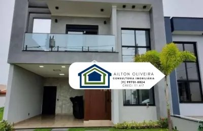 Lindo sobrado de  228m² à venda no excelente  condomínio   fechado reserva ipanema-  sorocaba - sp.