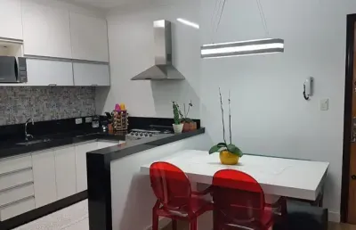 Lindo apto padrão com 52m2 á venda, 02 dormitórios, sala, cozinha planejada, 01 vaga, na vila marina  em santo andré - sp