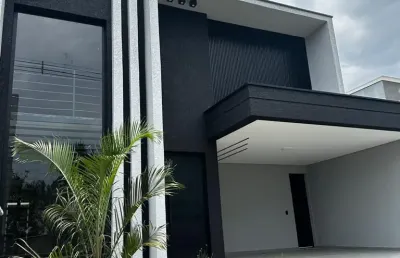 Linda casa térrea em condomínio fechado, de 200m², de área construída, e terreno de 250m², no condomínio le france em sorocaba - sp.