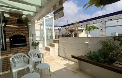 Linda cobertura á venda com 180m² com 03 dormitórios sendo 01 suíte, no bairro santana - são paulo - sp.