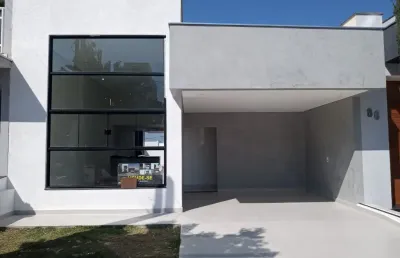 Linda casa térrea de 200m² de terreno,  à venda no excelente condomínio terras de são francisco - sorocaba - sp