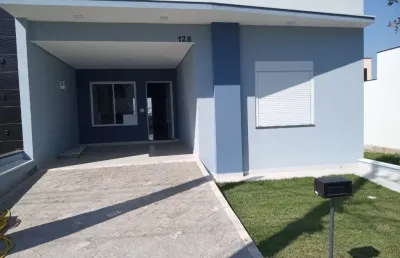Linda casa térrea de 130m² de área construída, à venda no excelente condomínio terras de são francisco - sorocaba - sp