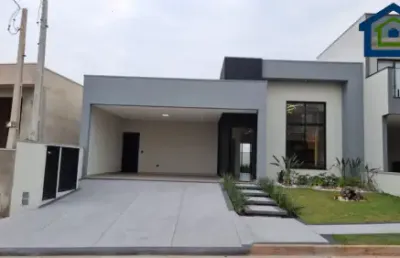 Linda casa térrea de 189m² de área construída e terreno de 250m², com muito verde no condomínio jardim europa em boituva - sp.