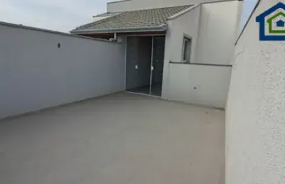 Linda cobertura para á venda com 88m² com 02 dormitórios, no bairro vila  humaitá - santo andré - sp.