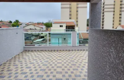 Linda  cobertura  para á venda com 120m² na jardim stella - santo andré - sp.