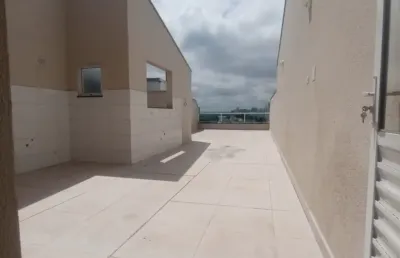 Linda cobertura á venda de 140m² com 02 dormitórios, na vila valparaíso - santo andré - sp.