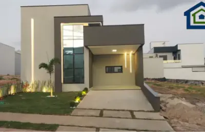 Linda casa térrea de 141m² à venda no excelente condomínio fechado gran reserve em indaiatuba- sp.