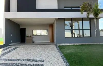 Linda casa térrea de 184m² à venda no excelente condomínio fechado gran reserve em indaiatuba- sp.