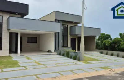 Linda casa térrea de 168m²  e terreno de 200m2, à venda no excelente condomínio fechado gran reserve em indaiatuba- sp.