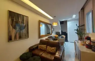 Linda cobertura á venda de 90m² com 03 dormitórios sendo 01 suíte, no bairro campestre - santo andré - sp.