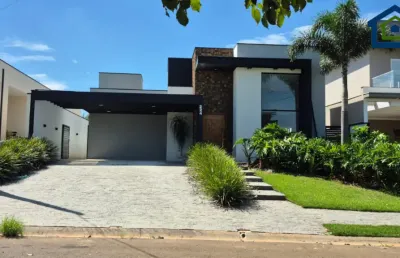 Linda casa térrea de 204m2, e terreno 420m2, em condomínio fechado solares resort em boituva- sp.
