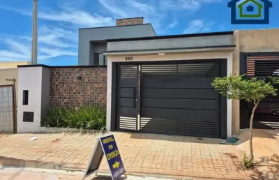 Linda casa térrea de 120m2, e terreno 200m2, no bairro portal ville  jardins  em boituva- sp.